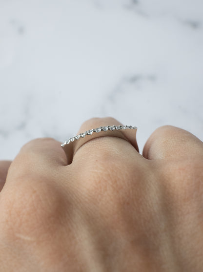 Lunarc Stacking Ring Pt950