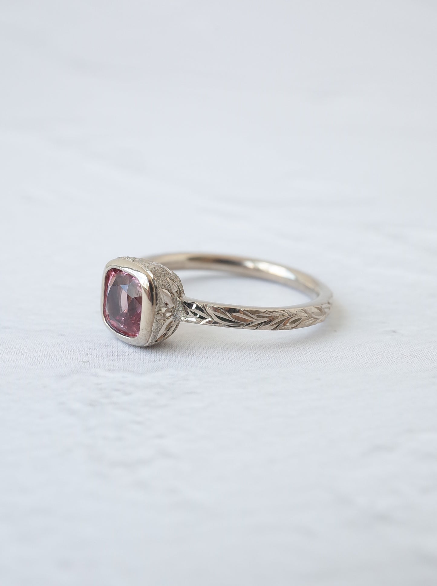 Red Spinel Hawaiian Ring