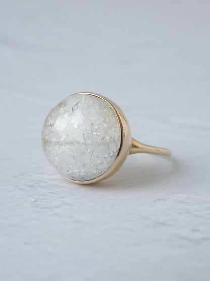 Quartz in White Garden Quartz Ring  - 3
