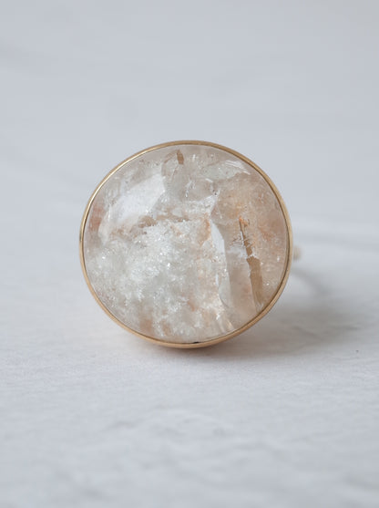 Quartz in White Garden Quartz Ring  - 2