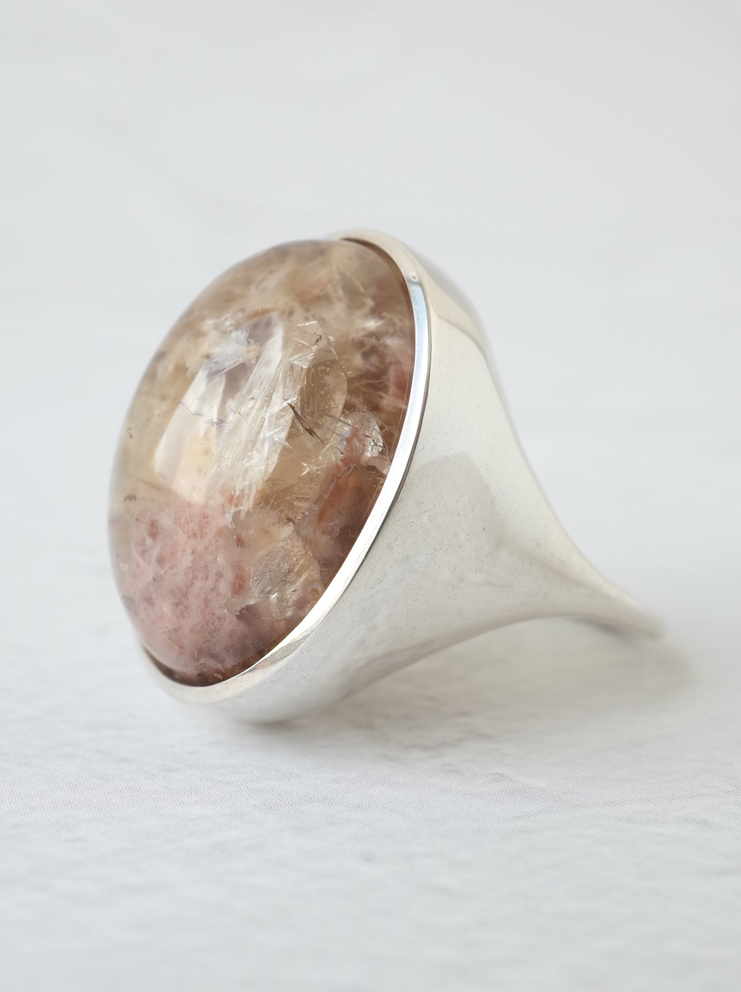 Quartz in Garden Quartz Ring - 3
