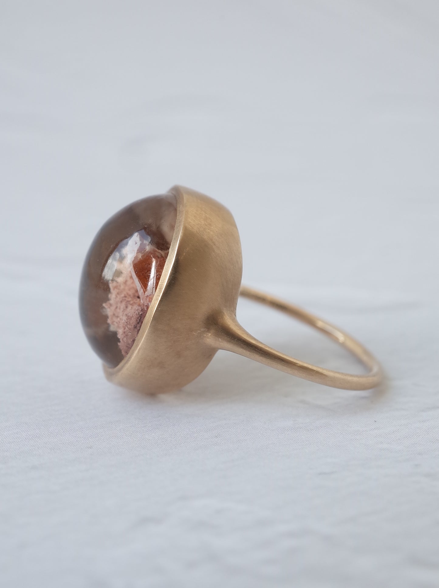 Quartz in Garden Quartz Ring - 4