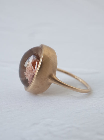 Quartz in Garden Quartz Ring - 4