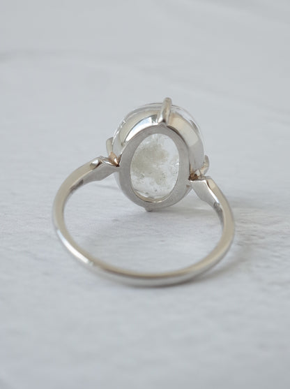 Quartz in Quartz Ring - 1　