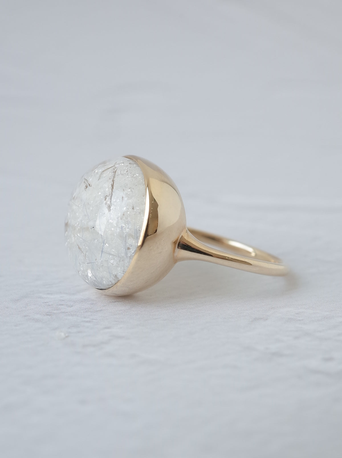 Quartz in White Garden Quartz Ring  - 3