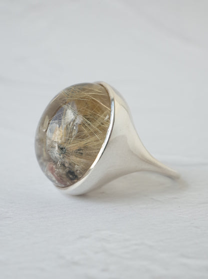 Garden Rutilated Quartz Ring - 4