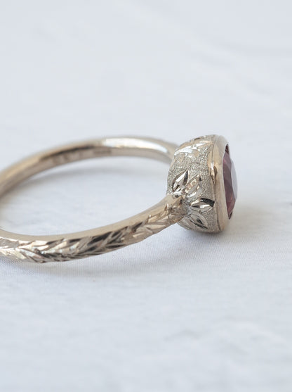 Red Spinel Hawaiian Ring