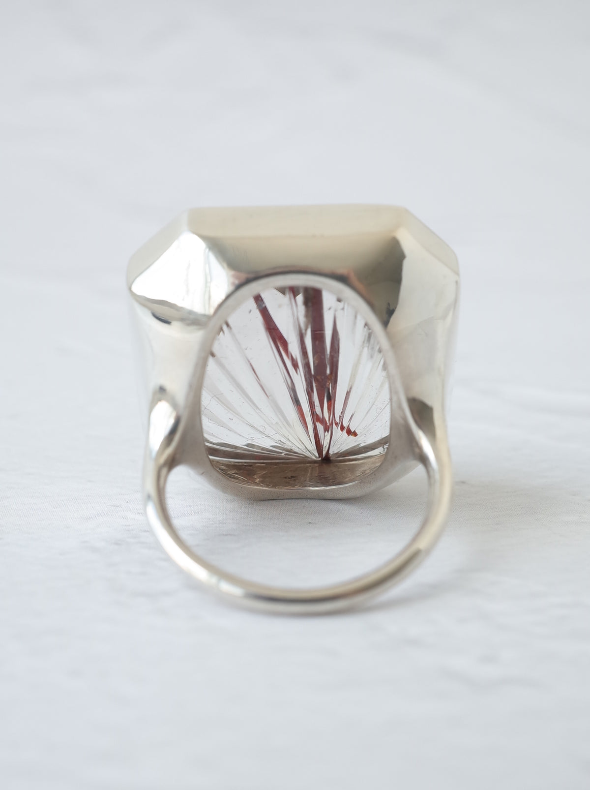 KIRIKO Red Rutilated Quartz Ring