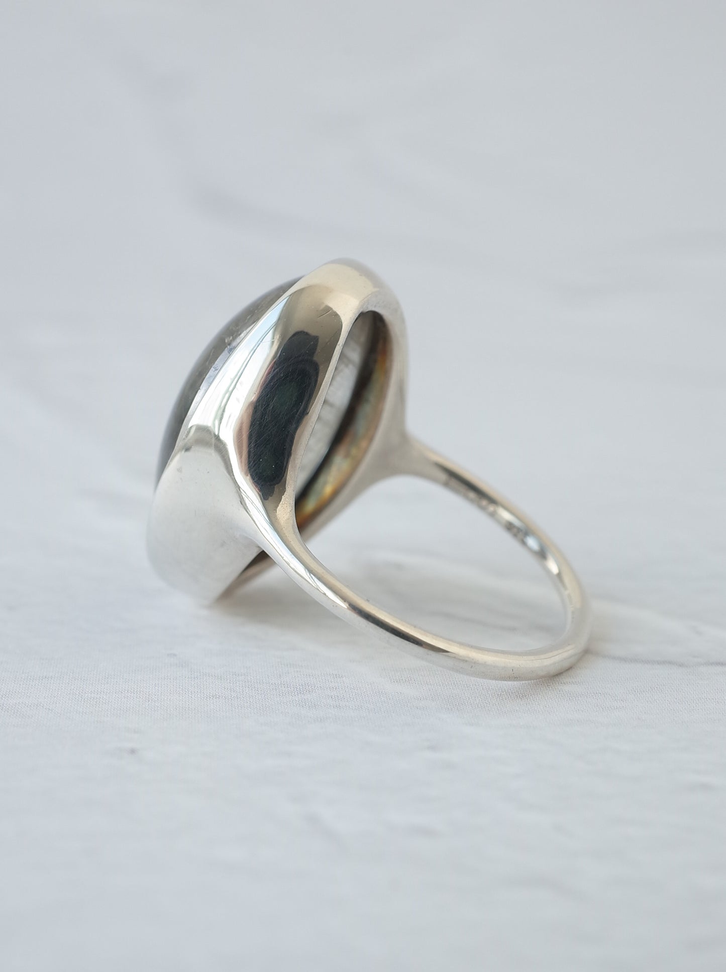 Platinum Rutilated Quartz Ring - 3