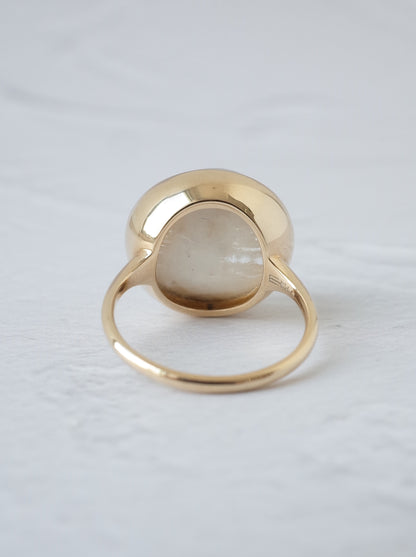 Quartz in White Garden Quartz Ring  - 3