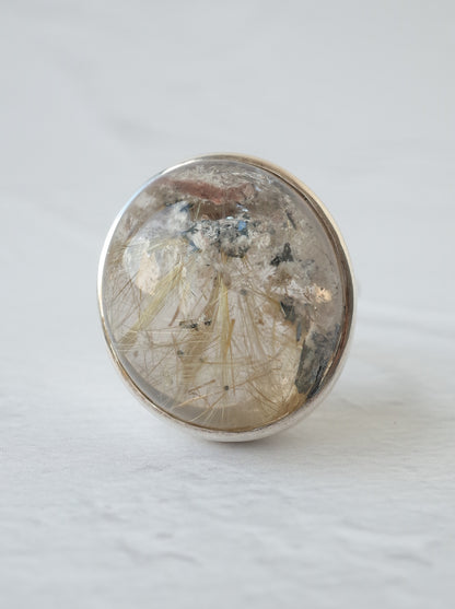 Garden Rutilated Quartz Ring - 4
