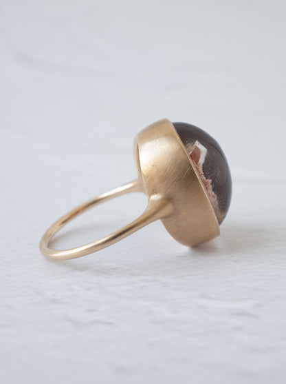 Quartz in Garden Quartz Ring - 4