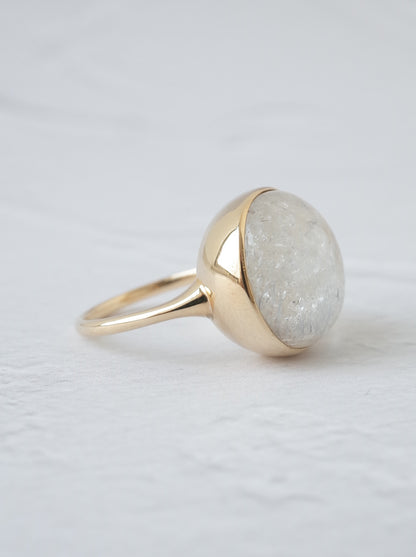 Quartz in White Garden Quartz Ring  - 3