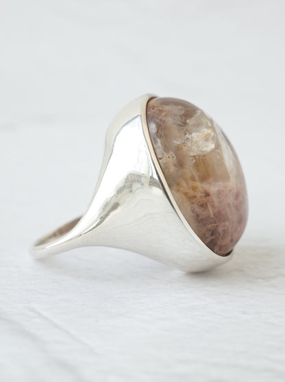 Quartz in Garden Quartz Ring - 3