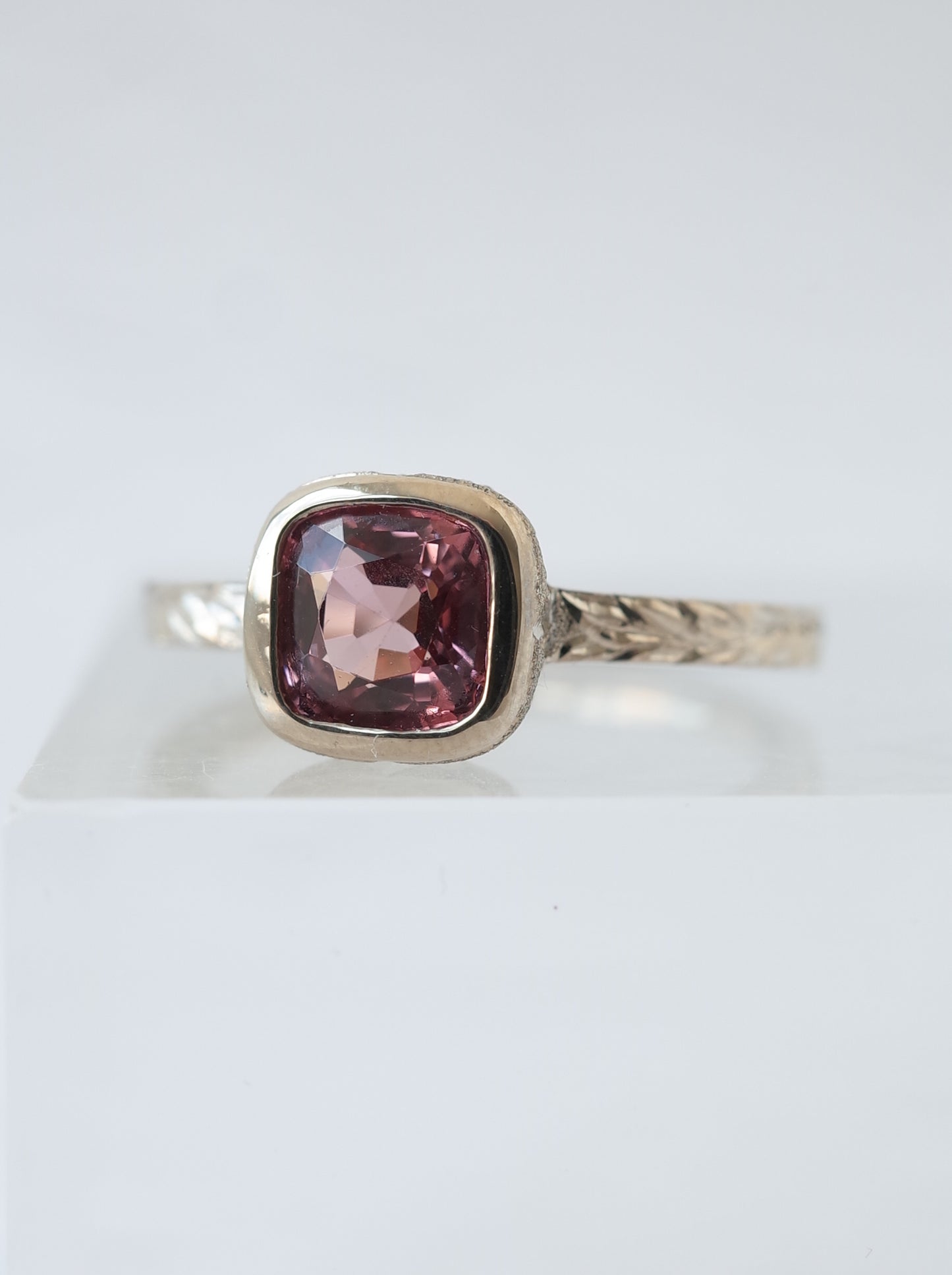 Red Spinel Hawaiian Ring