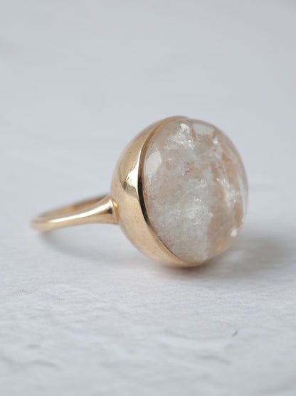 Quartz in White Garden Quartz Ring  - 2