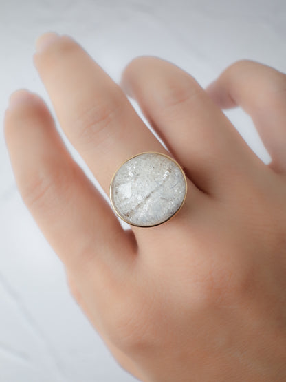Quartz in White Garden Quartz Ring  - 3
