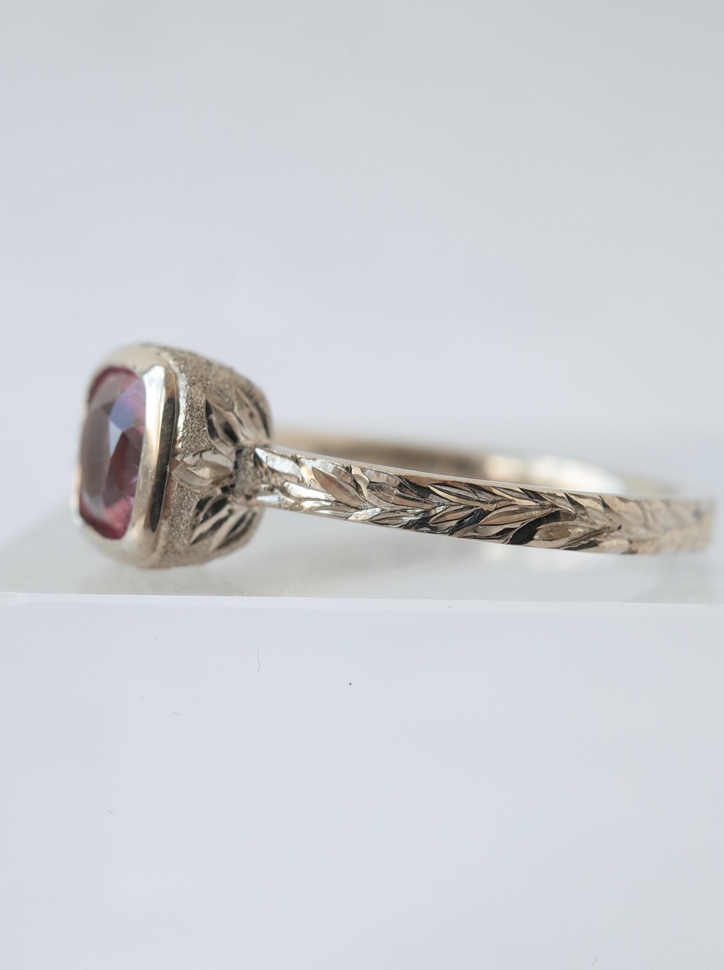 Red Spinel Hawaiian Ring
