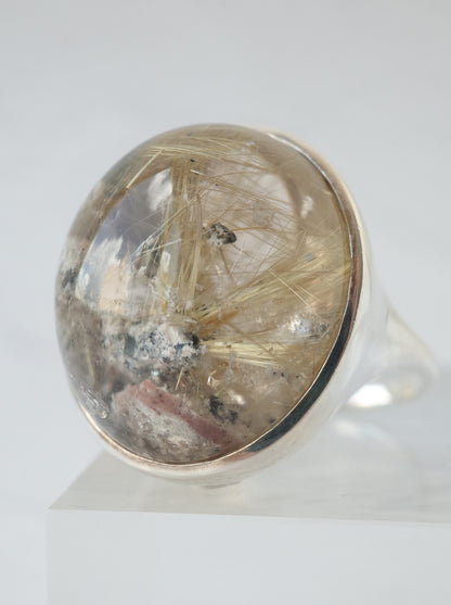Garden Rutilated Quartz Ring - 4