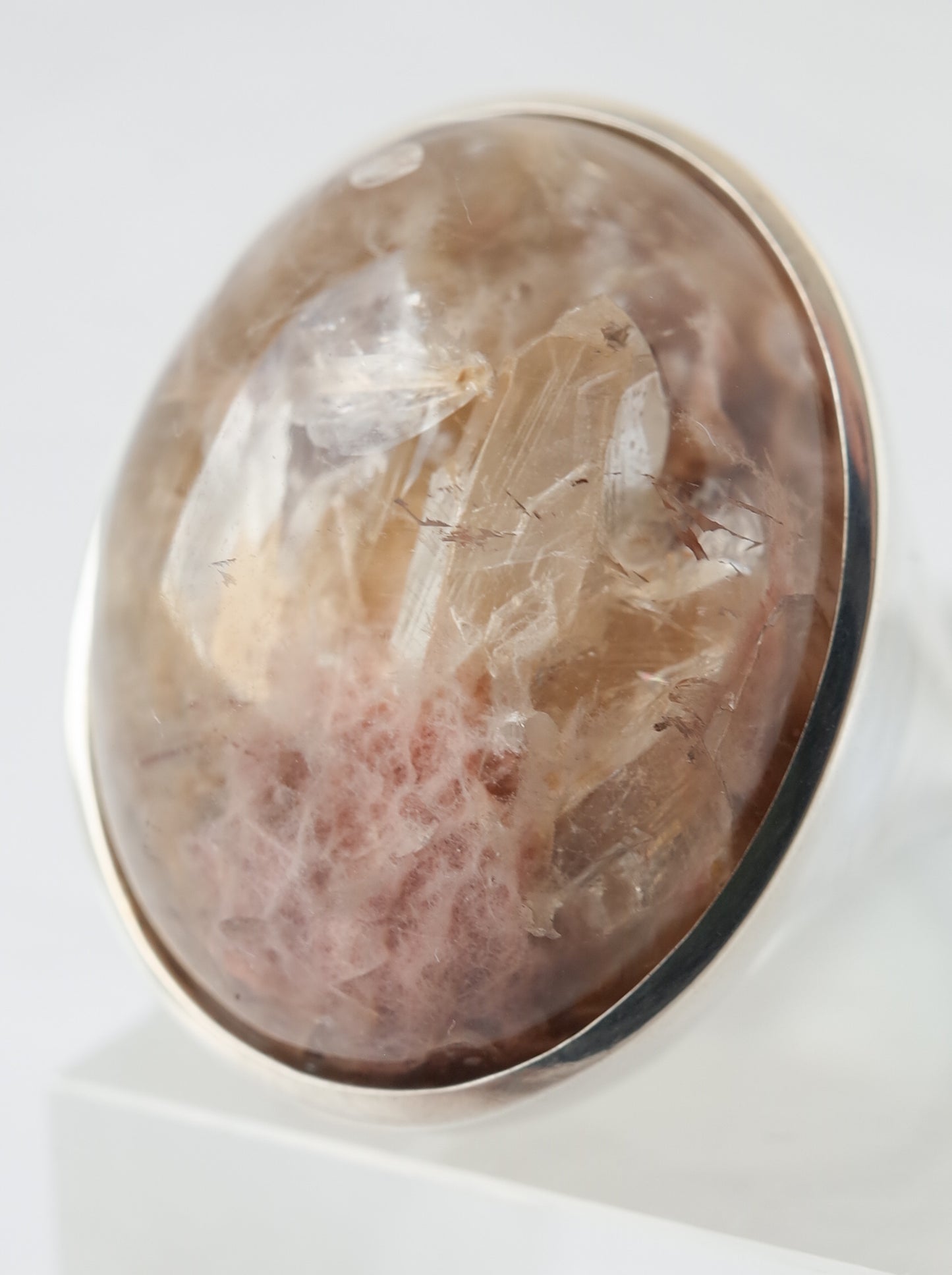 Quartz in Garden Quartz Ring - 3