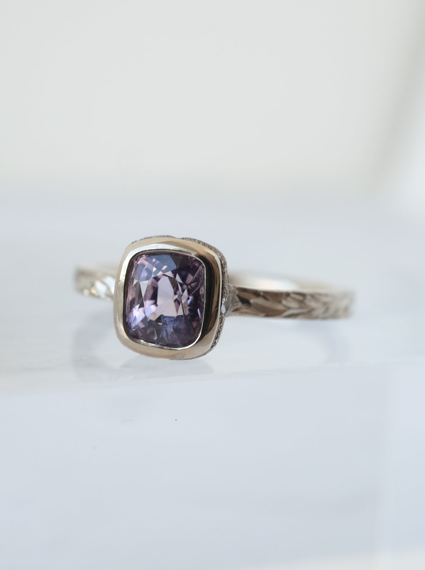 Purple Spinel Hawaiian Ring