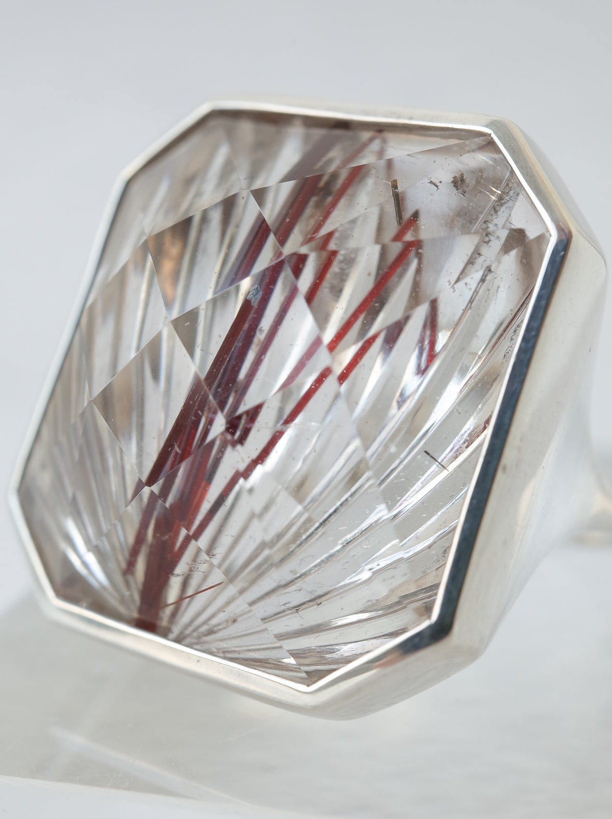 KIRIKO Red Rutilated Quartz Ring
