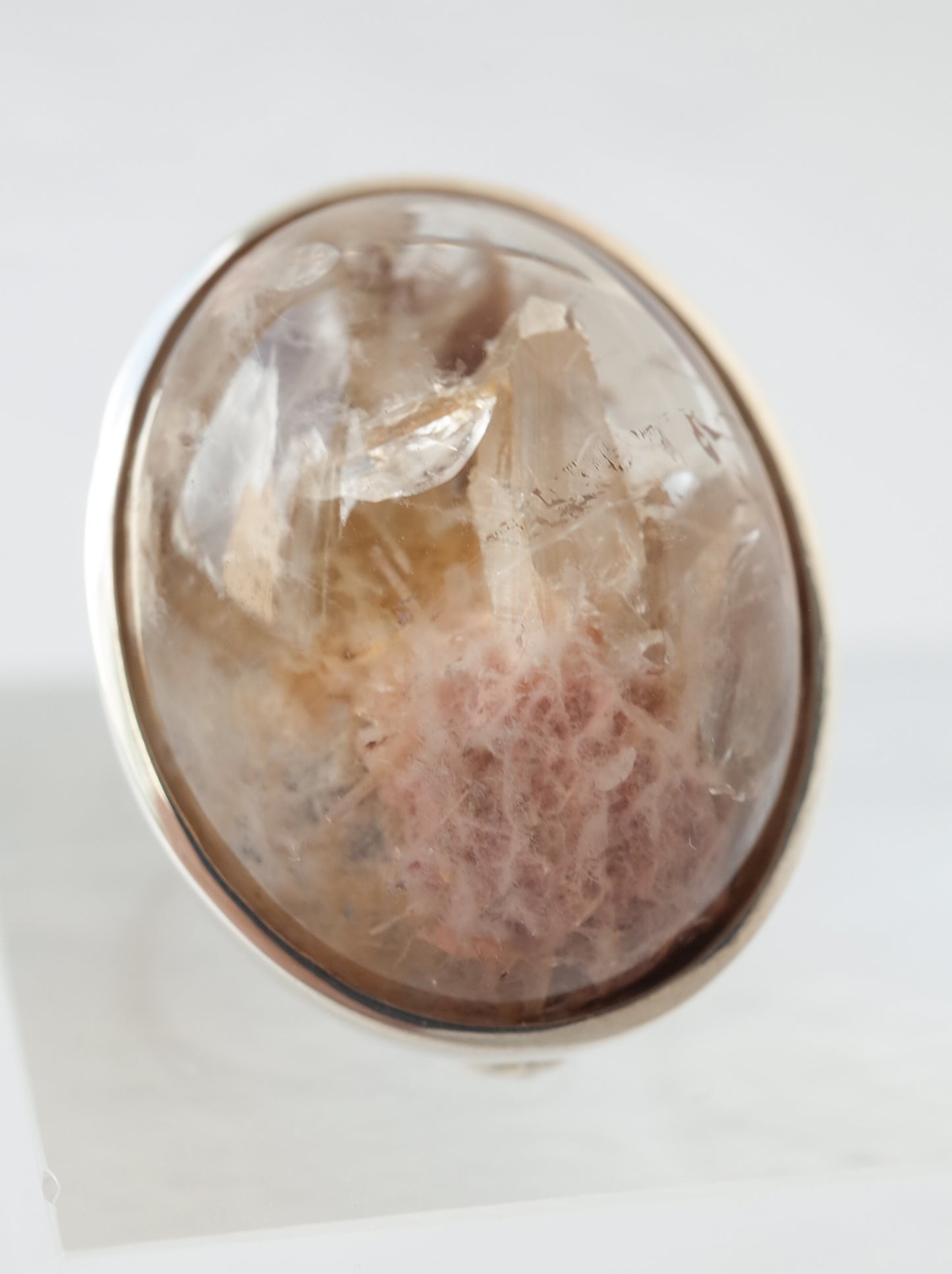 Quartz in Garden Quartz Ring - 3