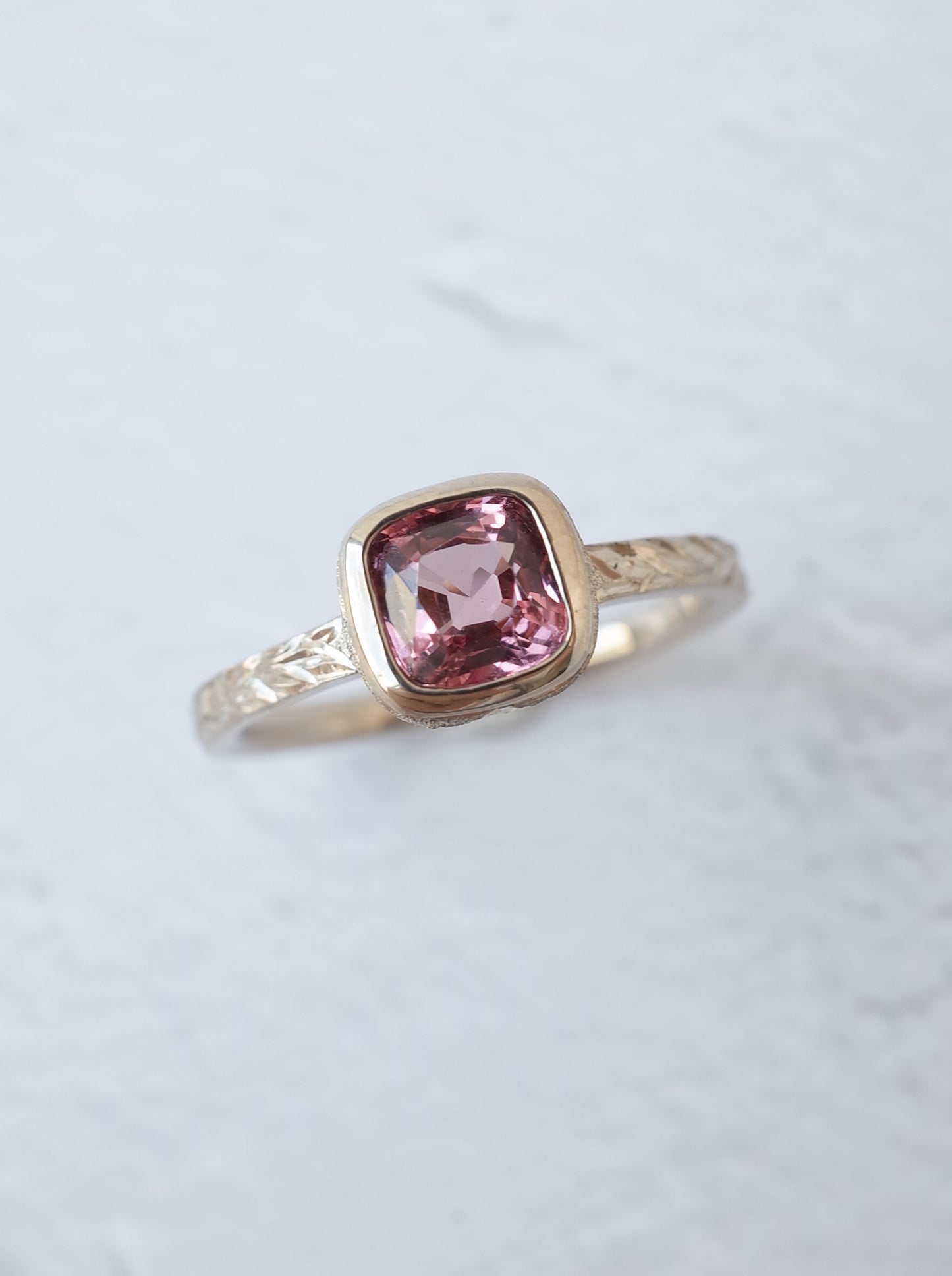 Red Spinel Hawaiian Ring