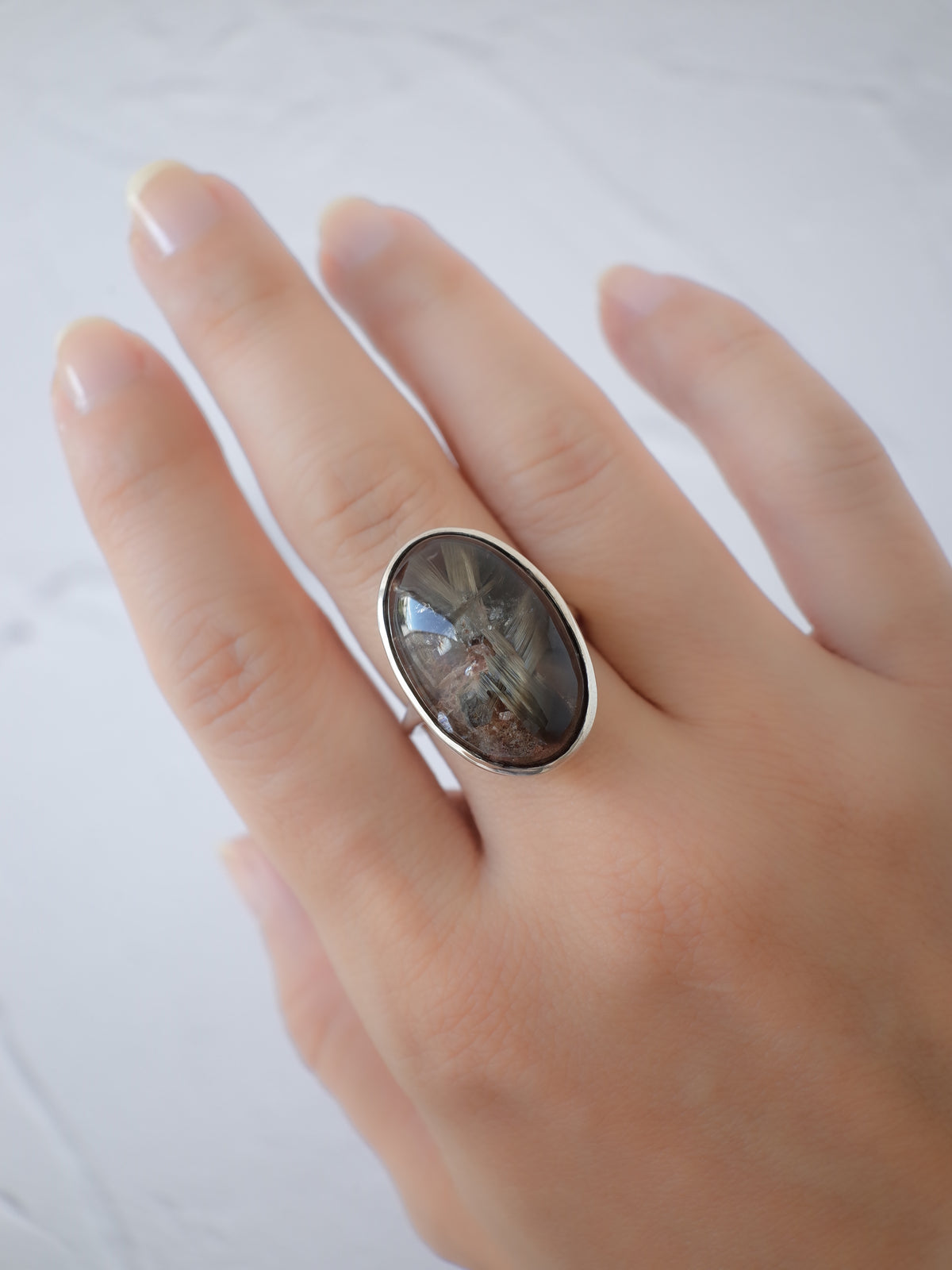 Garden Rutilated Quartz Ring - 6