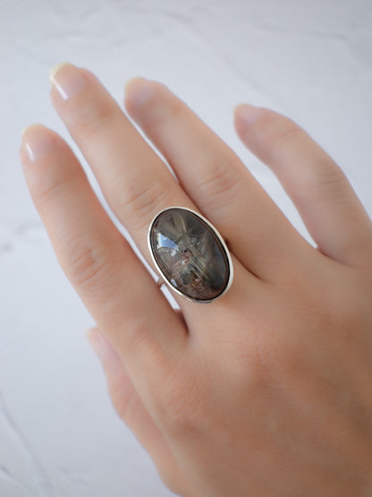 Garden Rutilated Quartz Ring - 6