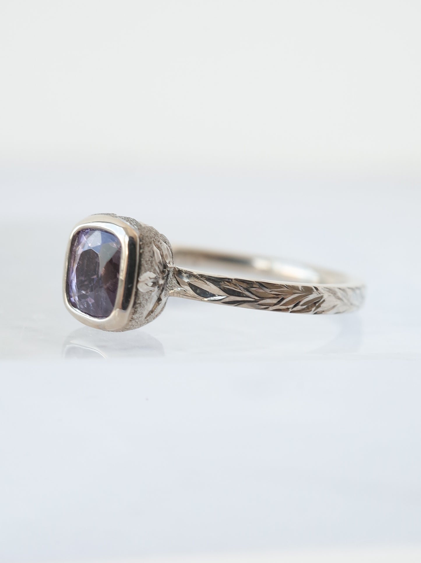 Purple Spinel Hawaiian Ring