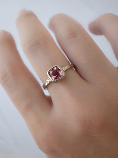 Red Spinel Hawaiian Ring