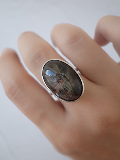 Garden Rutilated Quartz Ring - 6