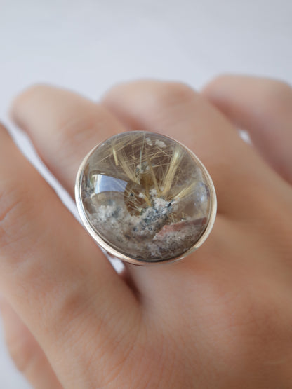 Garden Rutilated Quartz Ring - 4