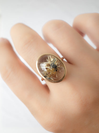 Rutilated Quartz Ring - 3