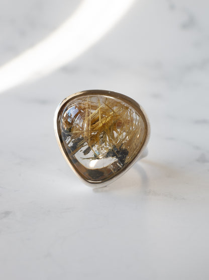 Rutilated Quartz Ring - 6