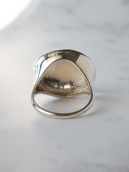 Quartz in White Garden Quartz Ring - 1