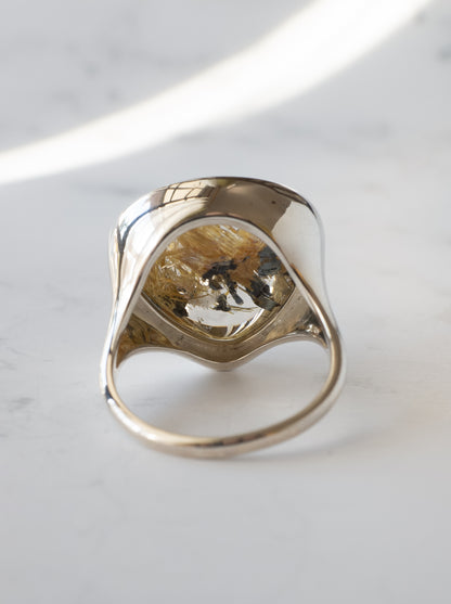 Rutilated Quartz Ring - 6