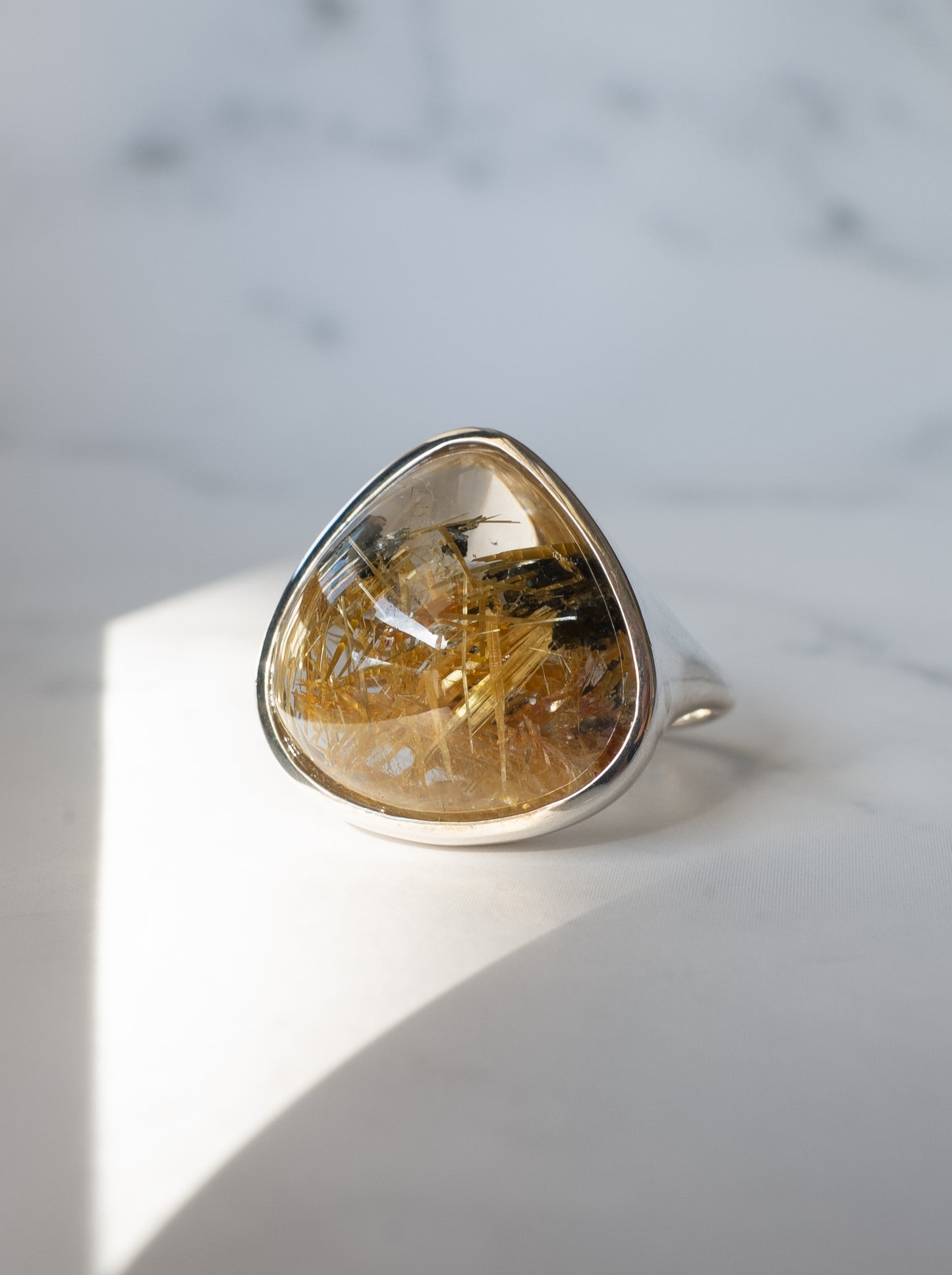 Rutilated Quartz Ring - 6