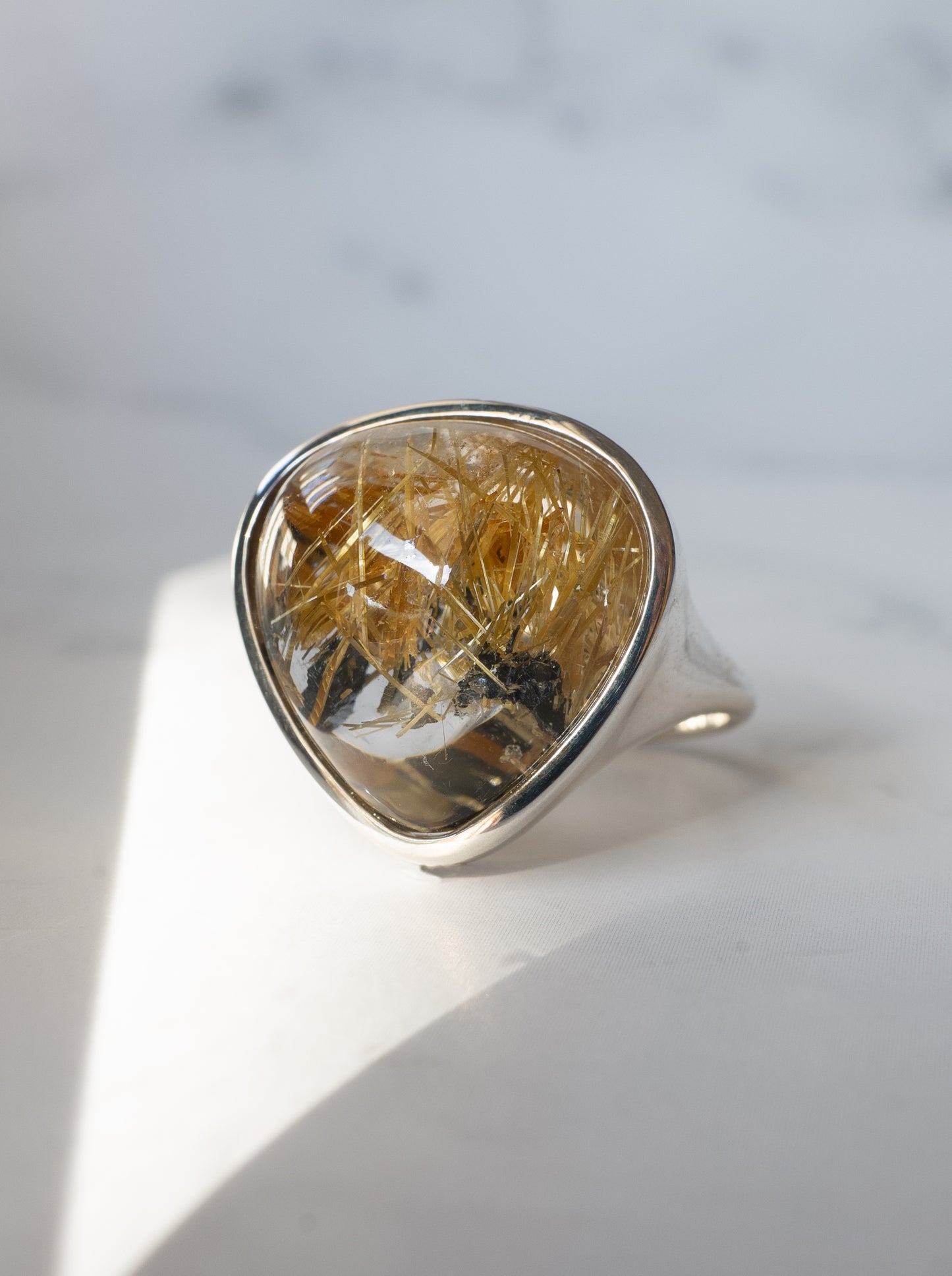 Rutilated Quartz Ring - 6