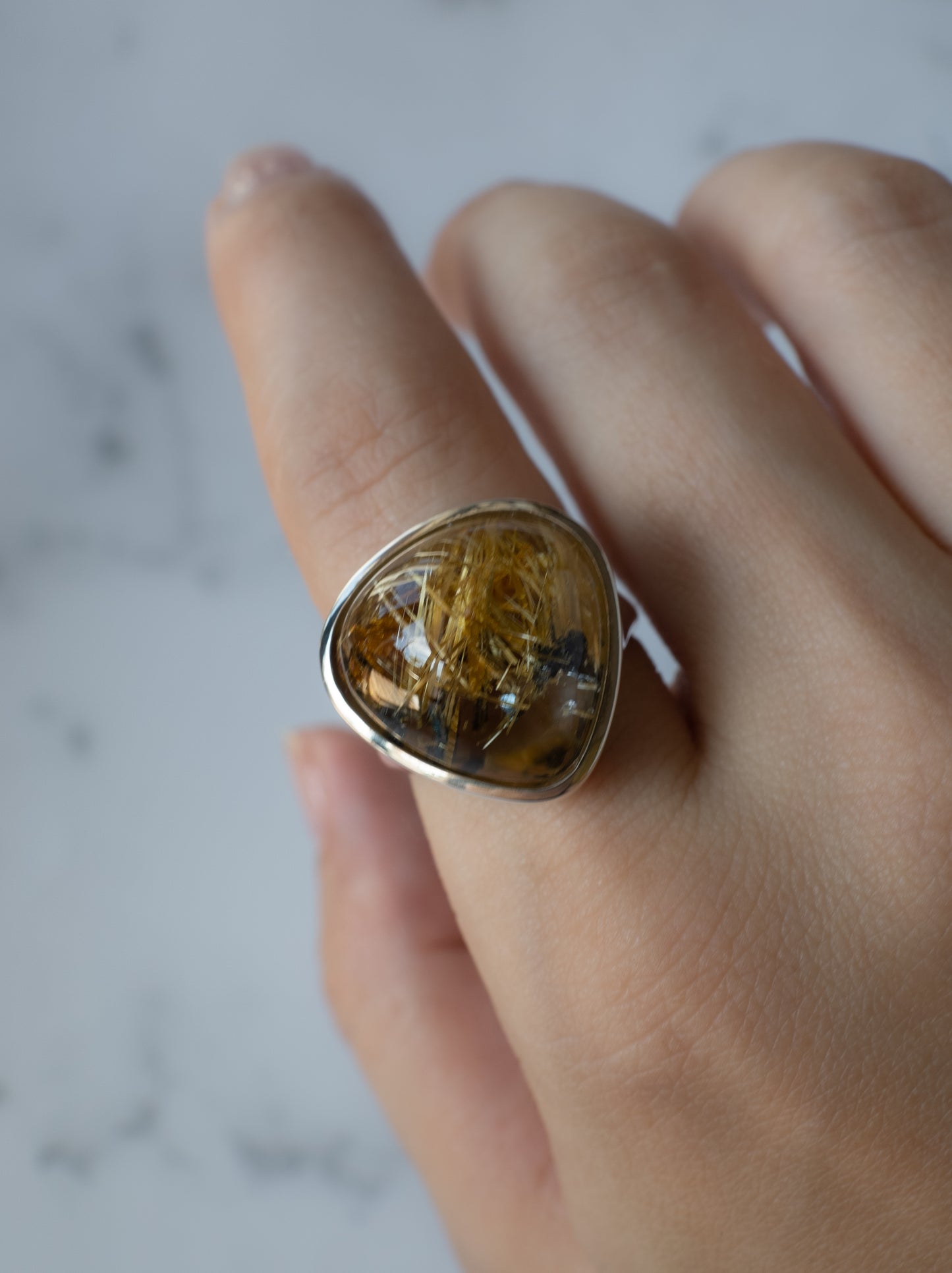 Rutilated Quartz Ring - 6