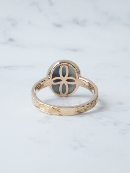 ITOIGAWA Jadeite Hawaiian Ring / Blue-1