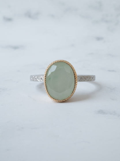 ITOIGAWA Jadeite Hawaiian Ring / Green-5