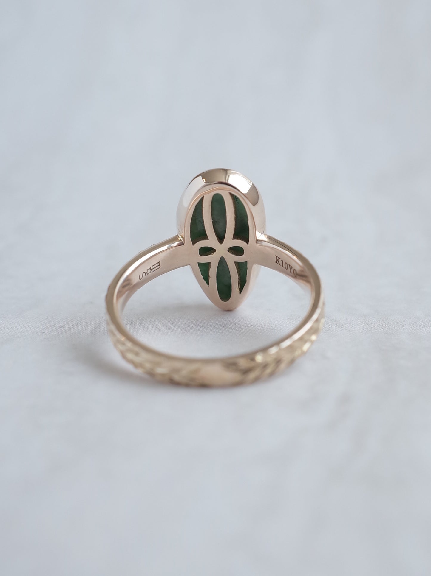 ITOIGAWA Jadeite Hawaiian Ring / Green - 6