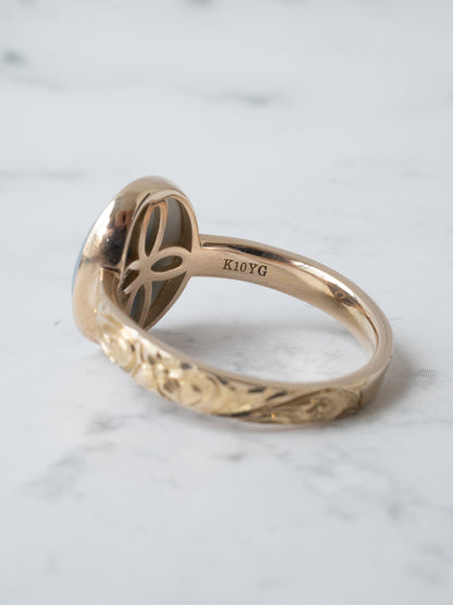 ITOIGAWA Jadeite Hawaiian Ring / Blue-1