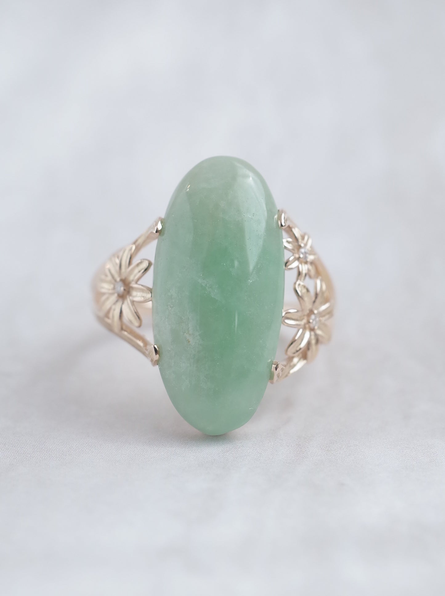 ITOIGAWA Jadeite Tiare Ring / Green