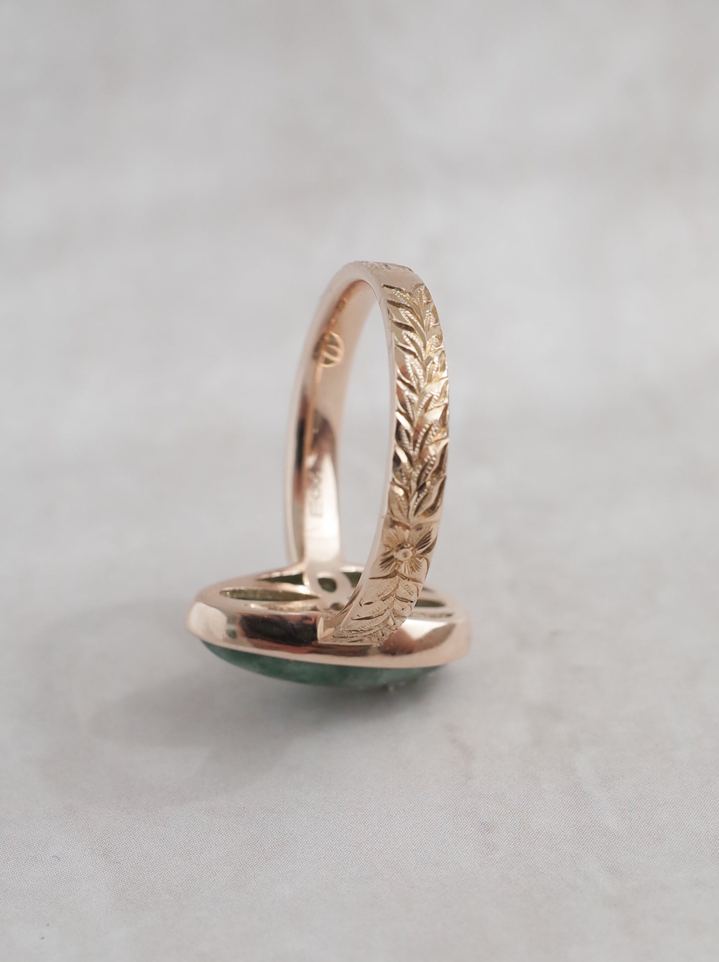 ITOIGAWA Jadeite Hawaiian Ring / Green - 6