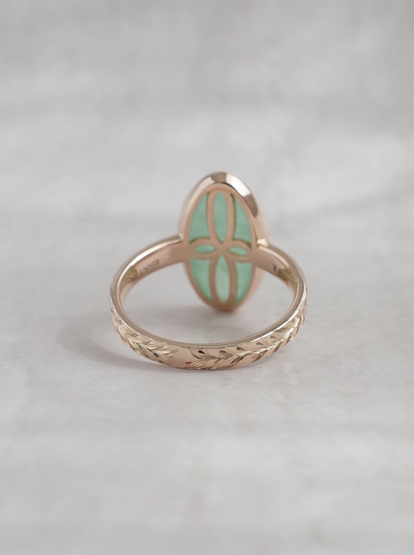 ITOIGAWA Jadeite Hawaiian Ring / Green-1