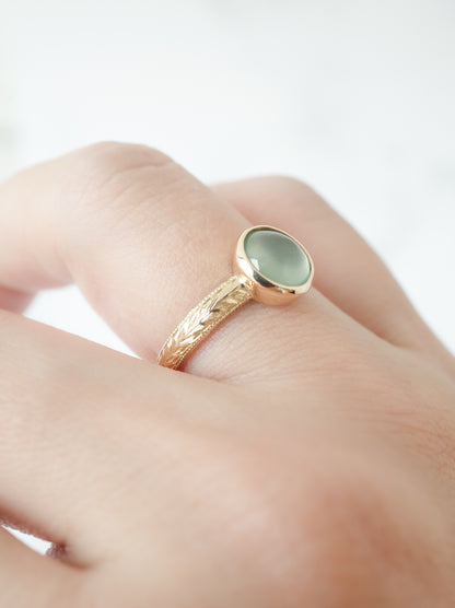 Jadeite Hawaiian Ring - 2