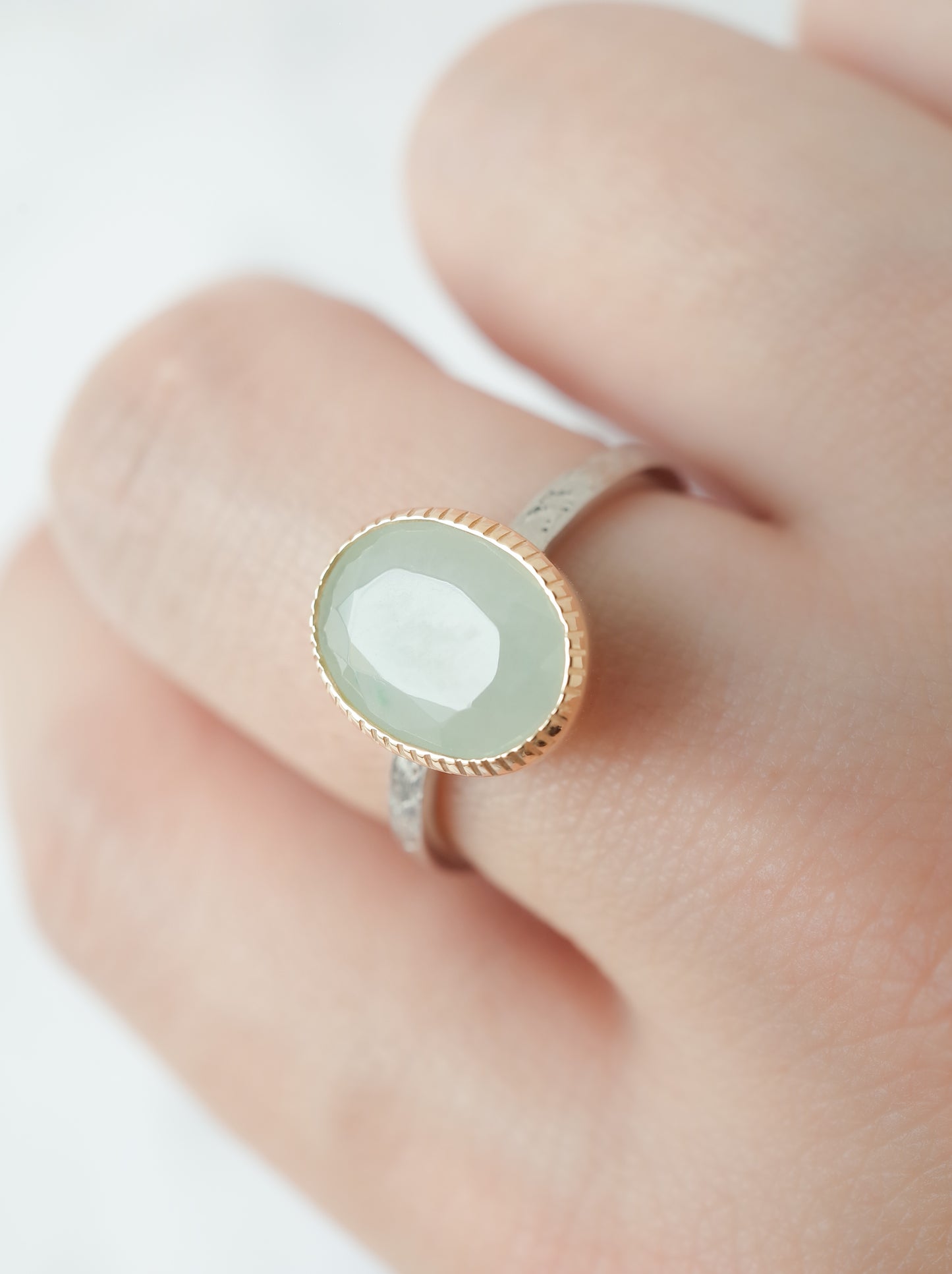 ITOIGAWA Jadeite Hawaiian Ring / Green-4